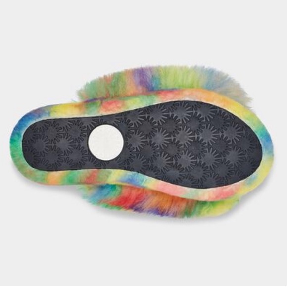 UGGS Rainbow slippers/slides size W9/UK40 - Picture 8 of 12